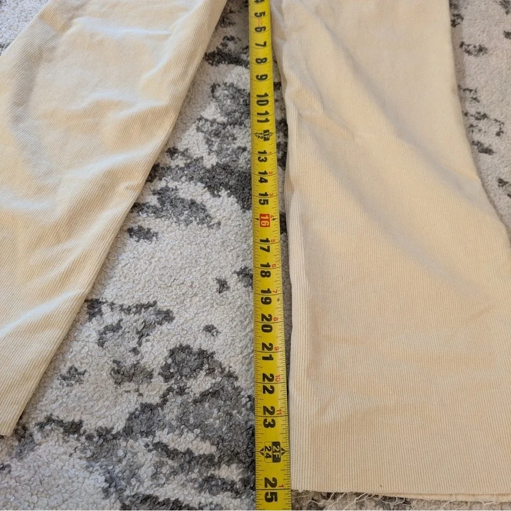 DL1961 Bridget Boot High Rise Instasculpt™ Corduroy Pants Cream Size 29" - Picture 7 of 7
